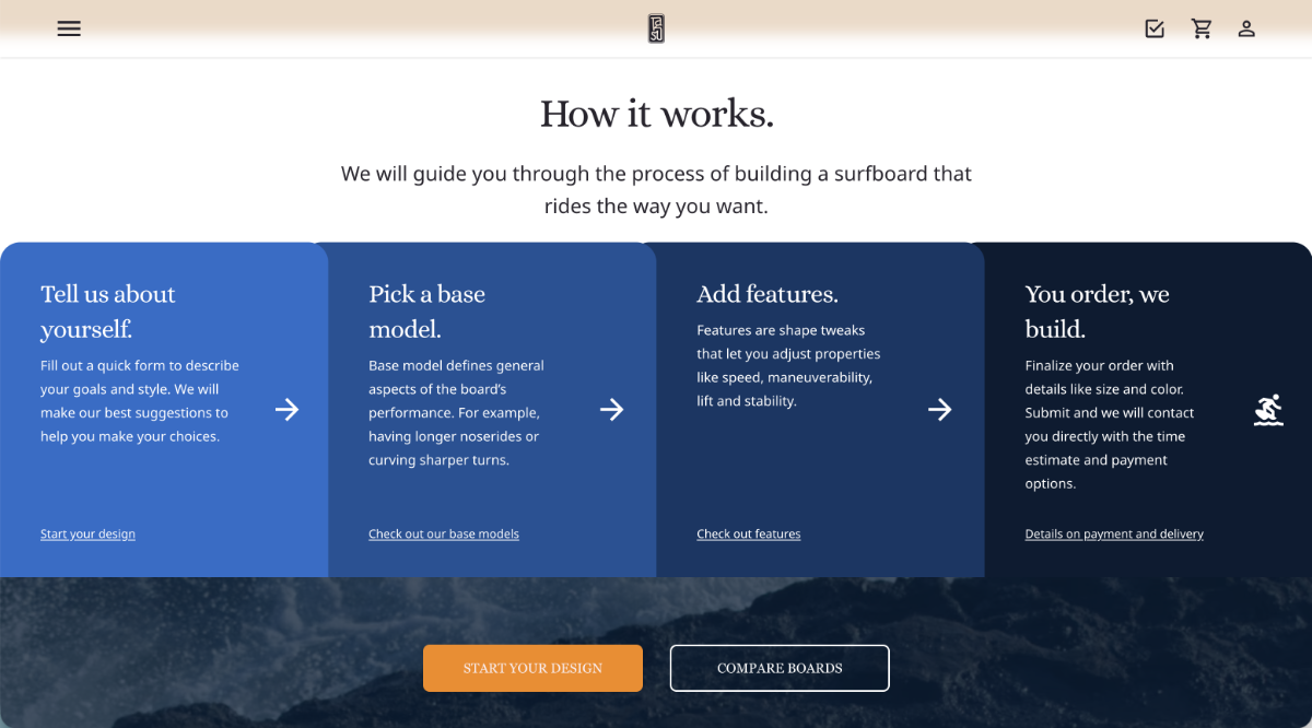 Reusable content sections available across pages.